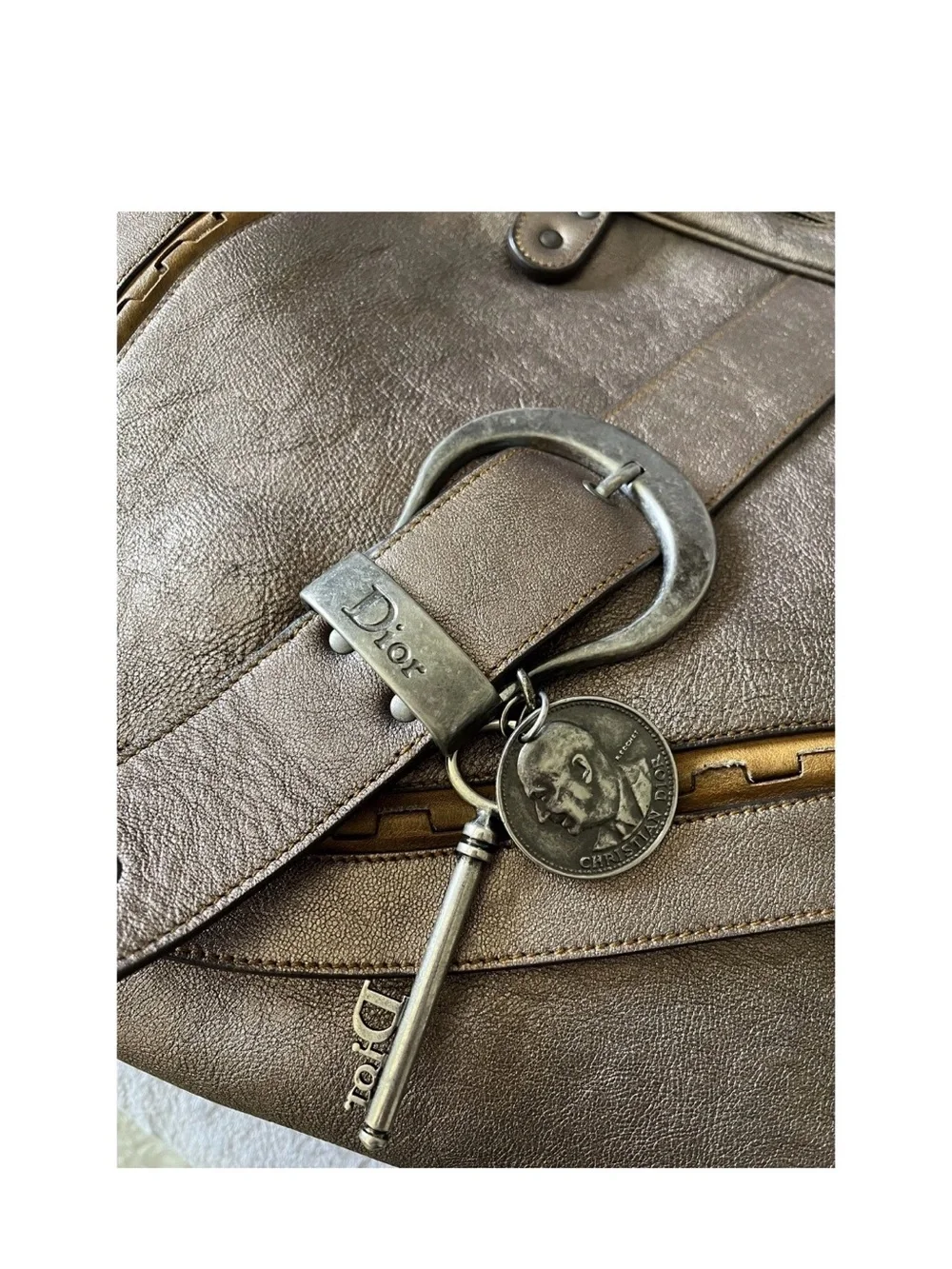 Dior large gaucho saddle bag